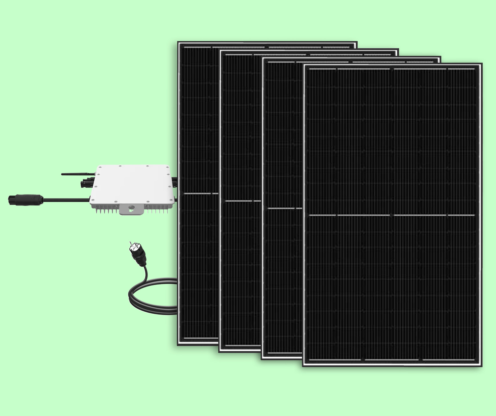 Solar-Wechselrichter für kleine Photovoltaik-Anlagen